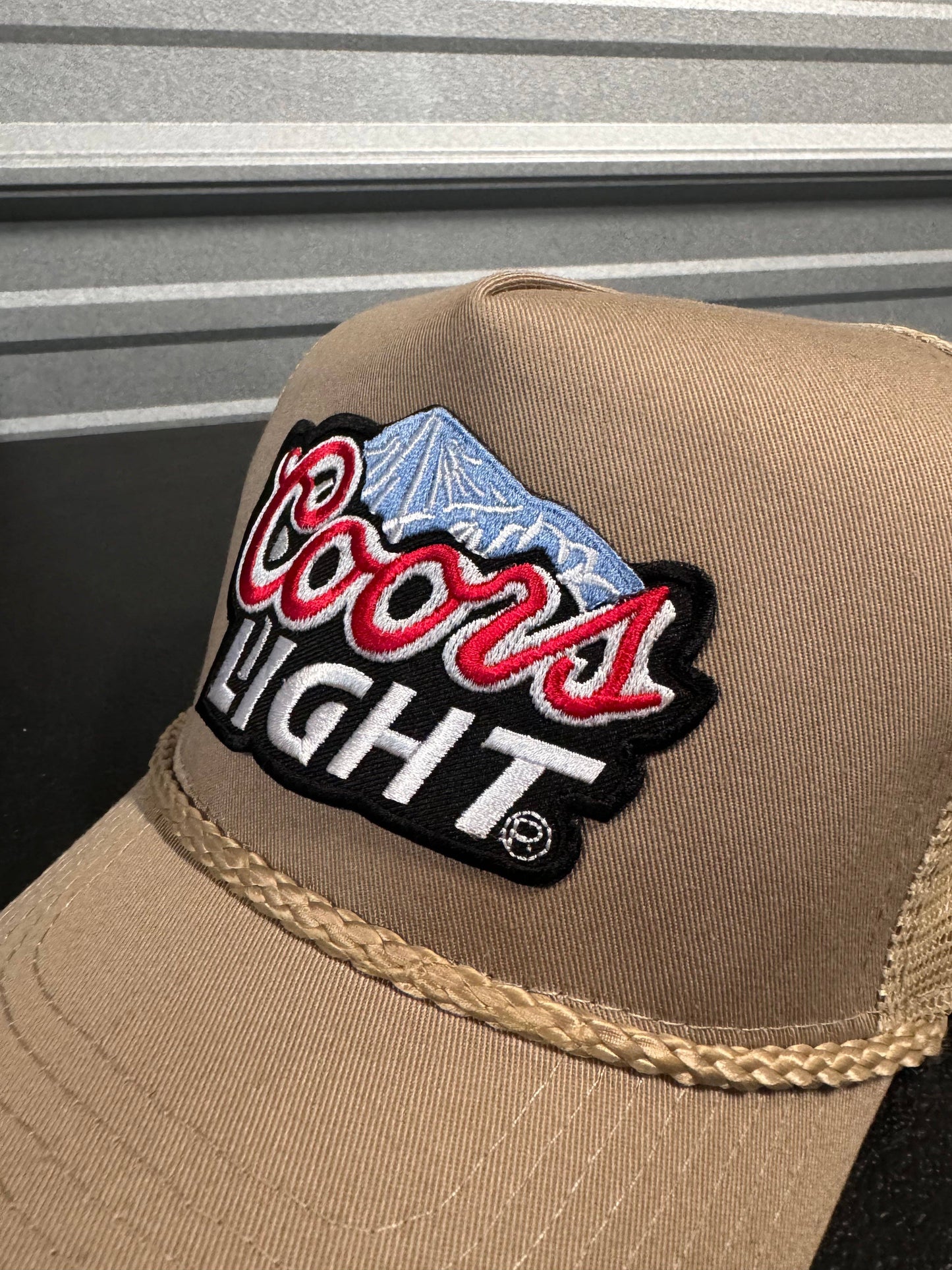 Coors Light Mountain Khaki Trucker