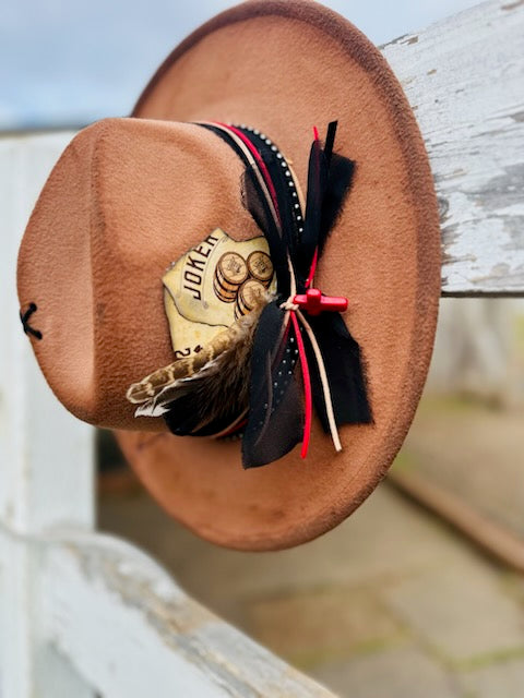 OUTLAW Wide Flat Brim Hat