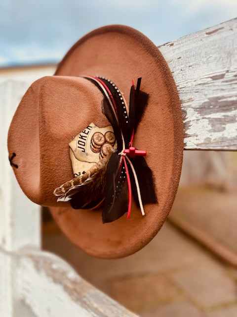 OUTLAW Wide Flat Brim Hat