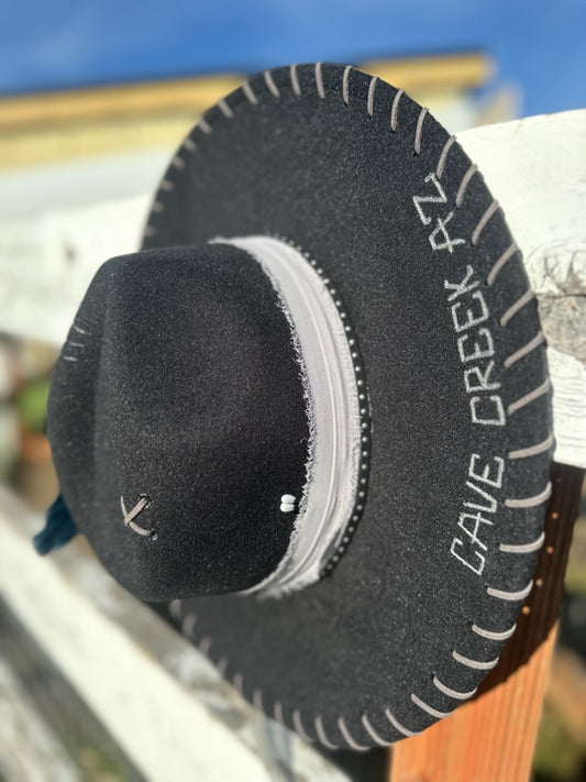 Black/Grey Harley Inspired Hat