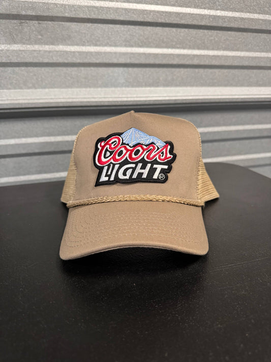 Coors Light Mountain Khaki Trucker