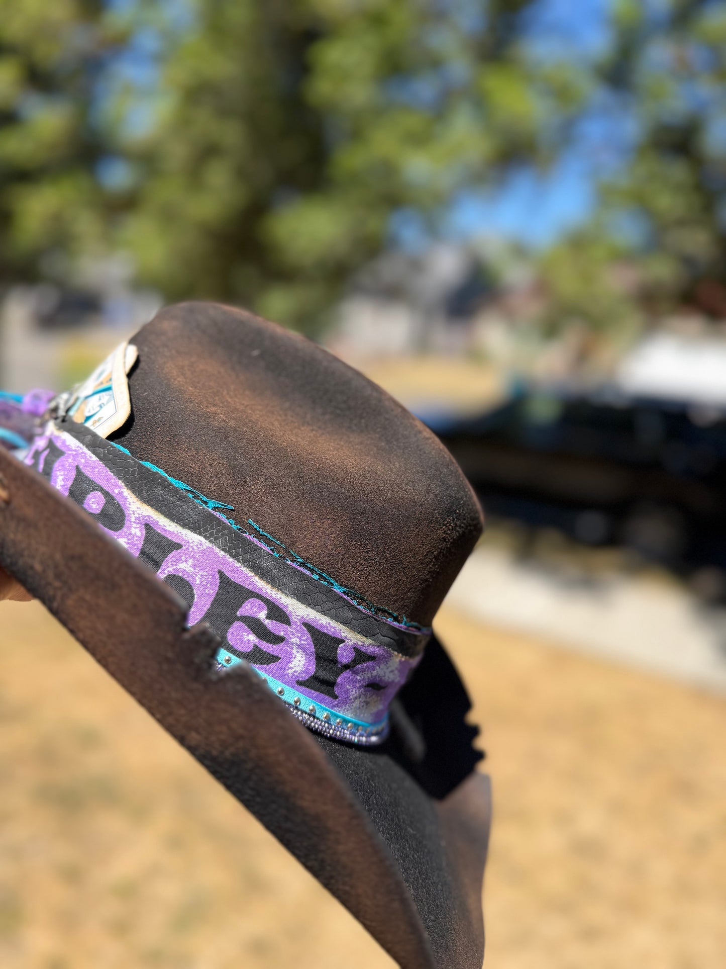 Custom Harley Cowboy Hat