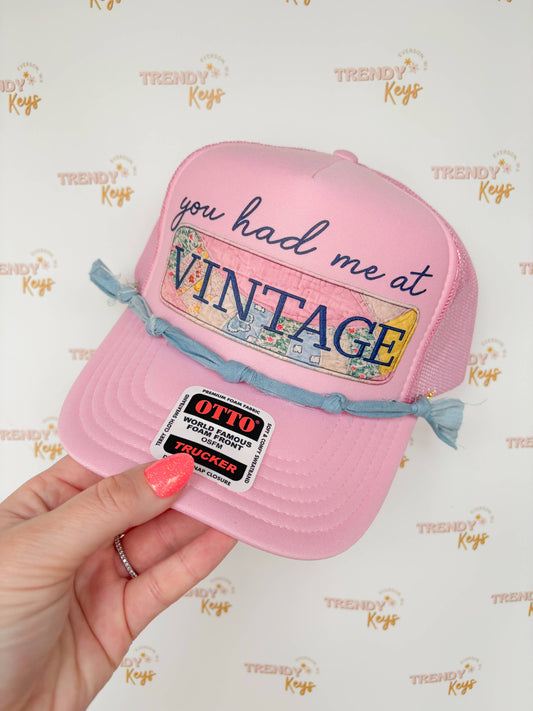 You Had Me At Vintage Trucker Hat: No Chain