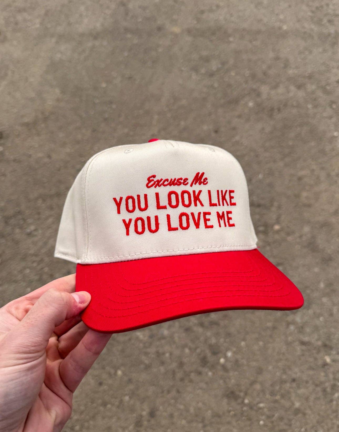 You Look Like You Love Me Otto Hat: Red