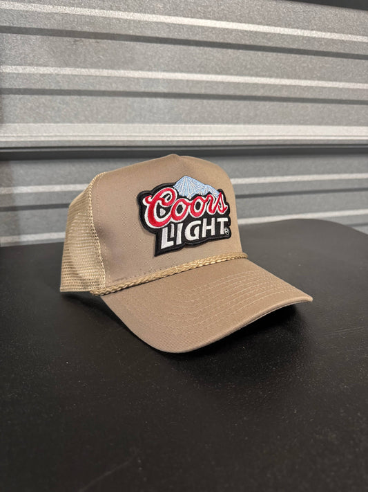 Coors Light Mountain Khaki Trucker