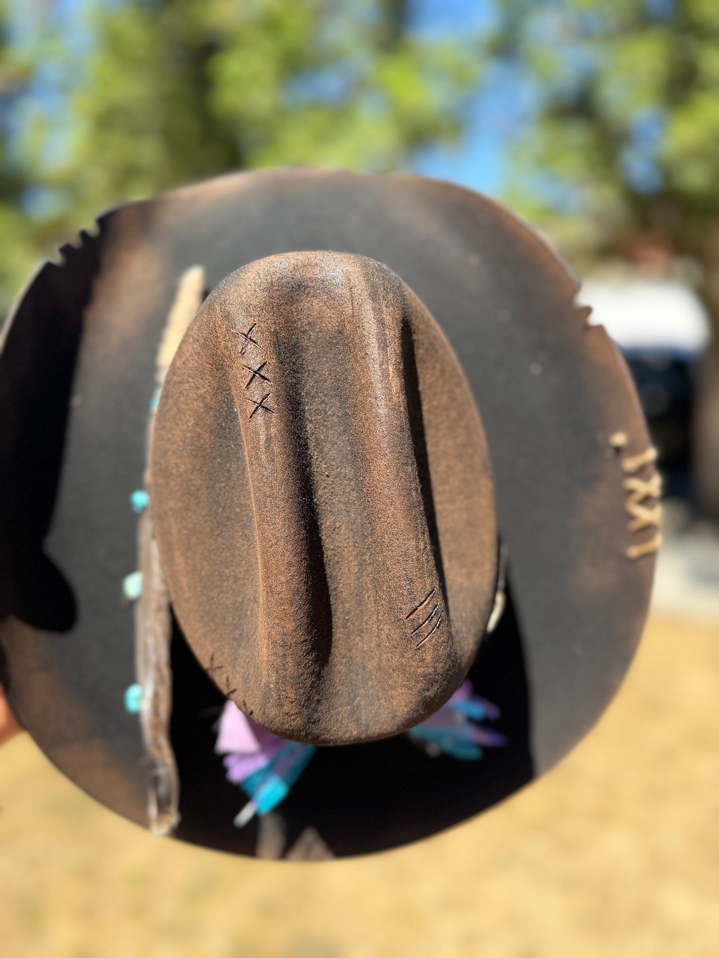 Custom Harley Cowboy Hat