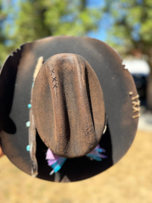 Custom Harley Cowboy Hat