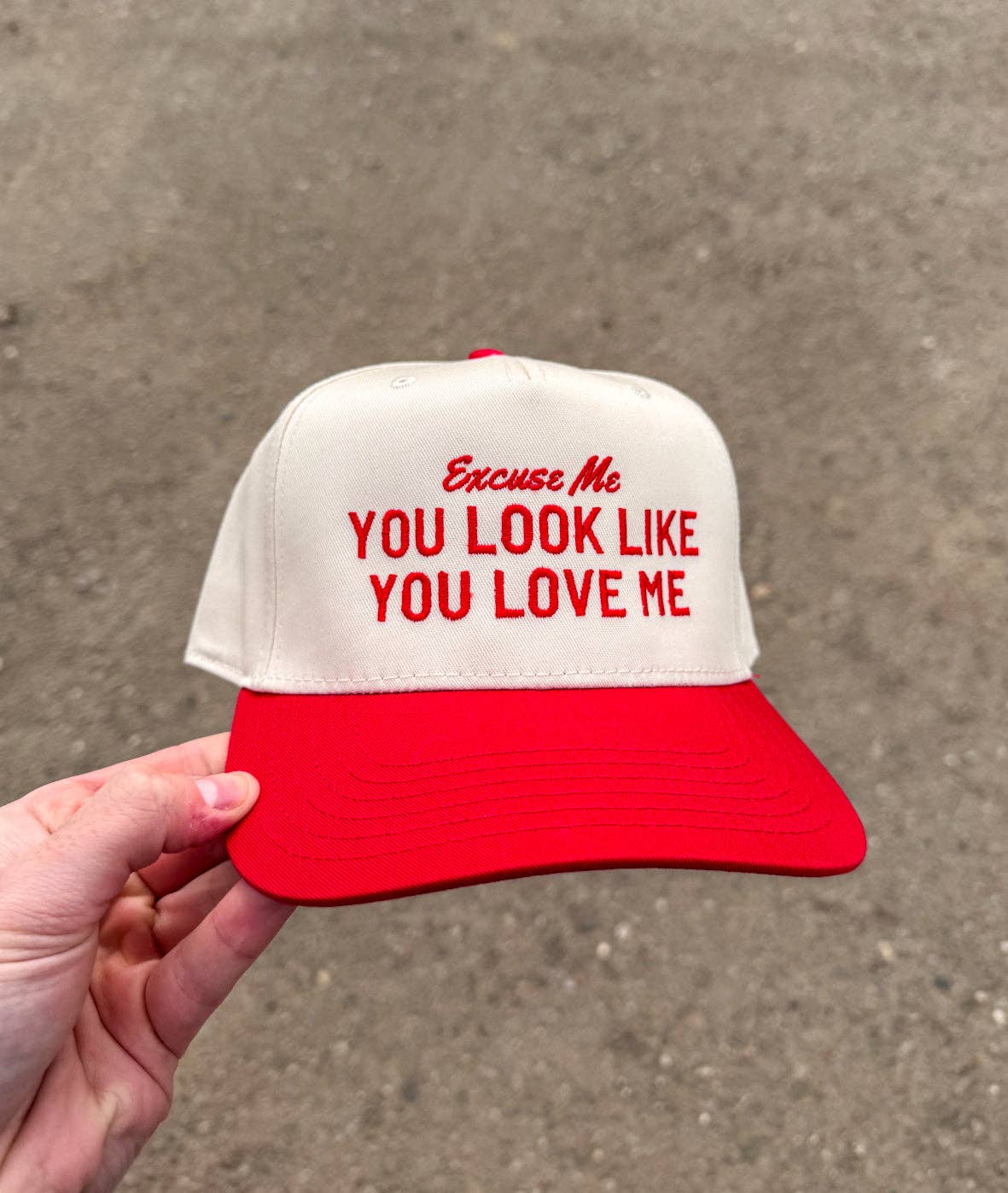 You Look Like You Love Me Otto Hat: Red