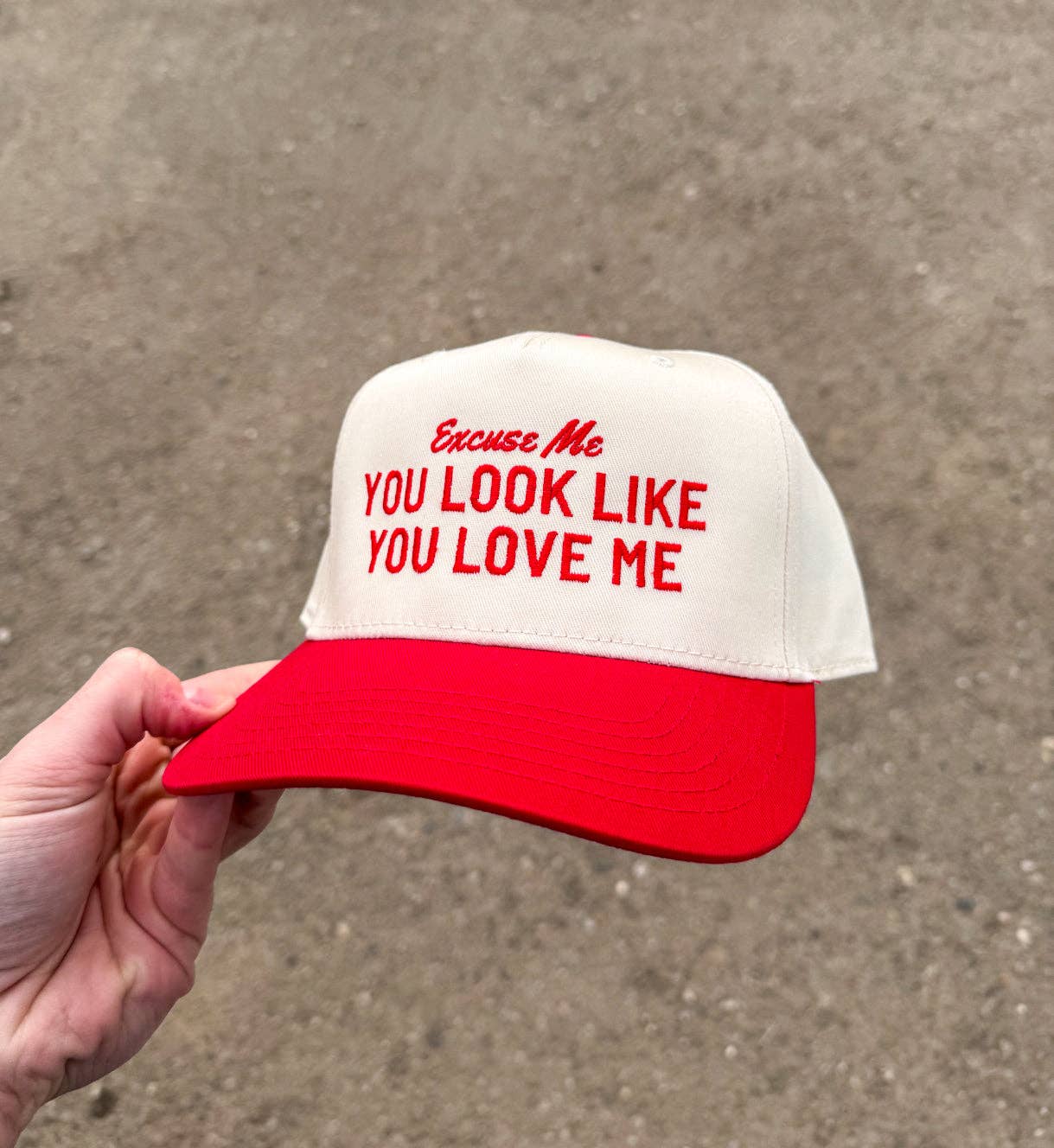 You Look Like You Love Me Otto Hat: Red