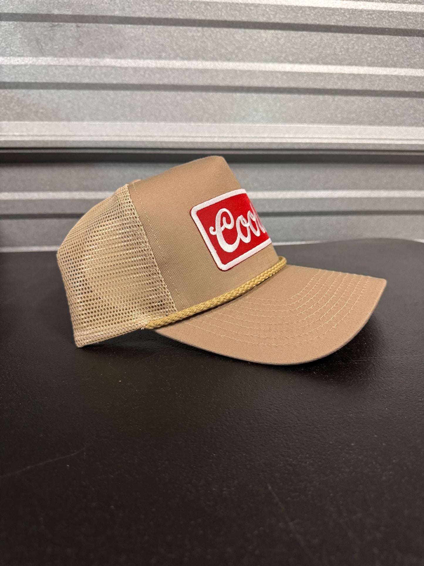 Coors Vintage Red Khaki Trucker